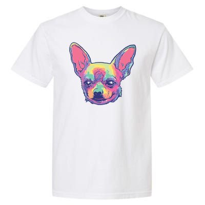 Tie Dye Chihuahua Garment-Dyed Heavyweight T-Shirt