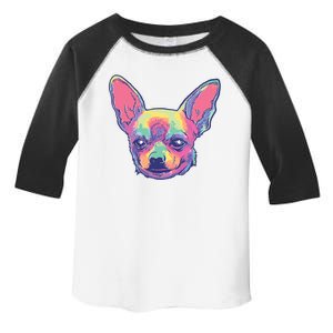 Tie Dye Chihuahua Toddler Fine Jersey T-Shirt