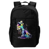Tie Dye Colorful Trex Dinosaur Backpack