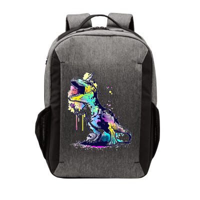 Tie Dye Colorful Trex Dinosaur Vector Backpack