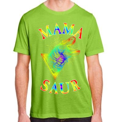 Tie Dye Mama Saur Mamasaurus T-Rex Dinosaur Adult ChromaSoft Performance T-Shirt