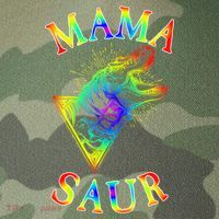 Tie Dye Mama Saur Mamasaurus T-Rex Dinosaur Legacy Tie Dye Trucker Hat