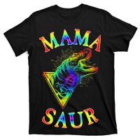 Tie Dye Mama Saur Mamasaurus T-Rex Dinosaur T-Shirt