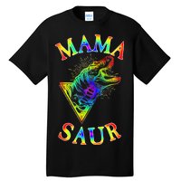 Tie Dye Mama Saur Mamasaurus T-Rex Dinosaur Tall T-Shirt