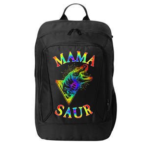 Tie Dye Mama Saur Mamasaurus T-Rex Dinosaur City Backpack