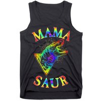 Tie Dye Mama Saur Mamasaurus T-Rex Dinosaur Tank Top