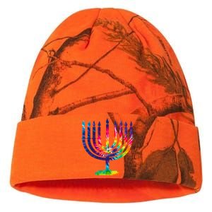 Tie Dye Menorah Hanukkah Chanukah Kati Licensed 12" Camo Beanie