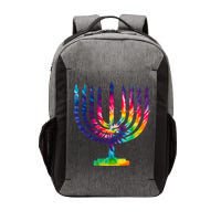 Tie Dye Menorah Hanukkah Chanukah Vector Backpack