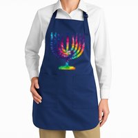Tie Dye Menorah Hanukkah Chanukah Apron