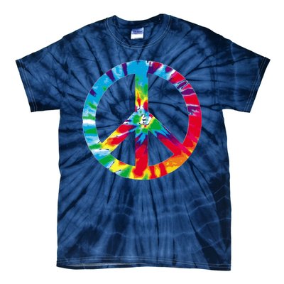 Tie Dye Peace Sign Tie-Dye T-Shirt