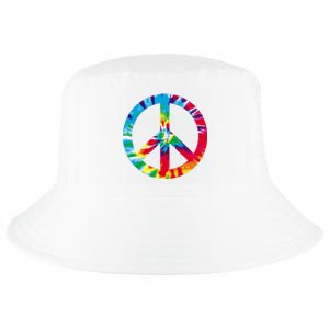 Tie Dye Peace Sign Cool Comfort Performance Bucket Hat