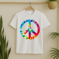 Tie Dye Peace Sign T-Shirt