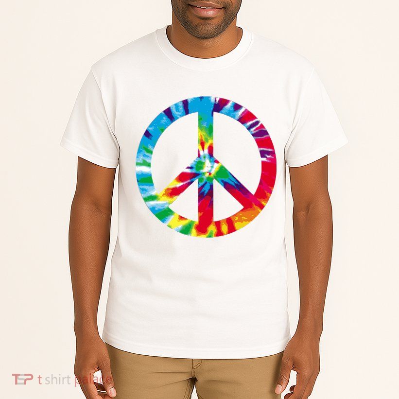 Tie Dye Peace Sign Tall T-Shirt
