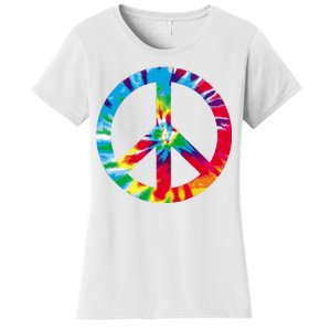 Tie Dye Peace Sign Women's T-Shirt