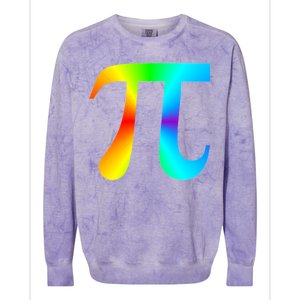 Tie Dye Pi Colorblast Crewneck Sweatshirt