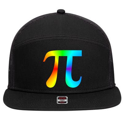 Tie Dye Pi 7 Panel Mesh Trucker Snapback Hat