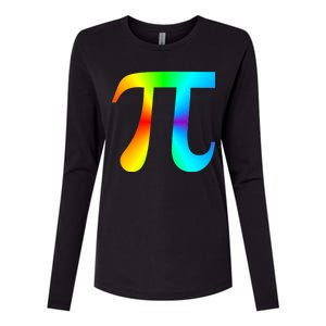 Tie Dye Pi Womens Cotton Relaxed Long Sleeve T-Shirt