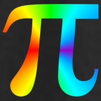 Tie Dye Pi 11oz C Handle Ceramic Mug