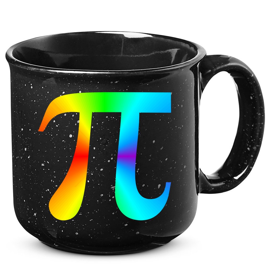 Tie Dye Pi 15oz Campfire Ceramic Mug