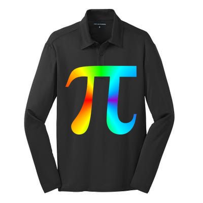 Tie Dye Pi Silk Touch Performance Long Sleeve Polo