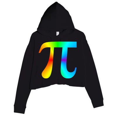 Tie Dye Pi Crop Fleece Hoodie