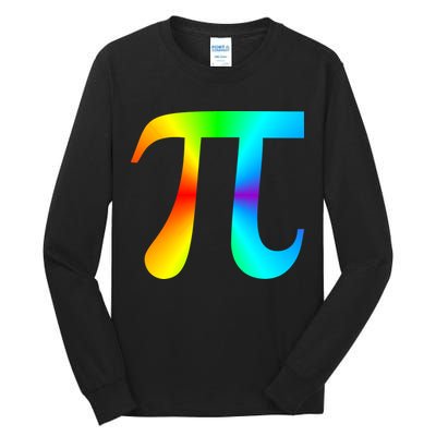 Tie Dye Pi Tall Long Sleeve T-Shirt