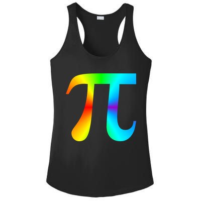 Tie Dye Pi Ladies PosiCharge Competitor Racerback Tank