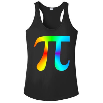 Tie Dye Pi Ladies PosiCharge Competitor Racerback Tank