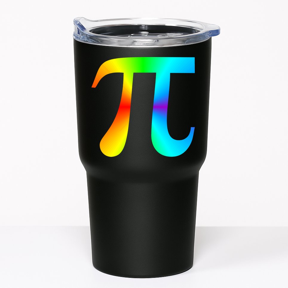 Tie Dye Pi Tumbler