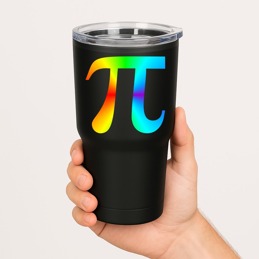 Tie Dye Pi Tumbler