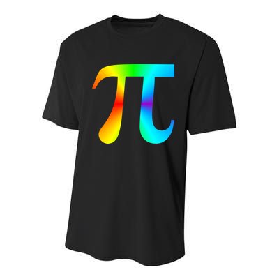 Tie Dye Pi Youth Performance Sprint T-Shirt