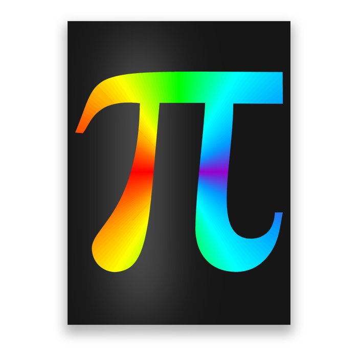 Tie Dye Pi Poster