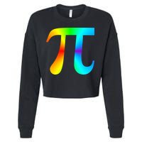 Tie Dye Pi Cropped Pullover Crew