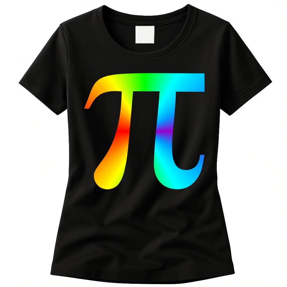 Tie Dye Pi Womens T-Shirt