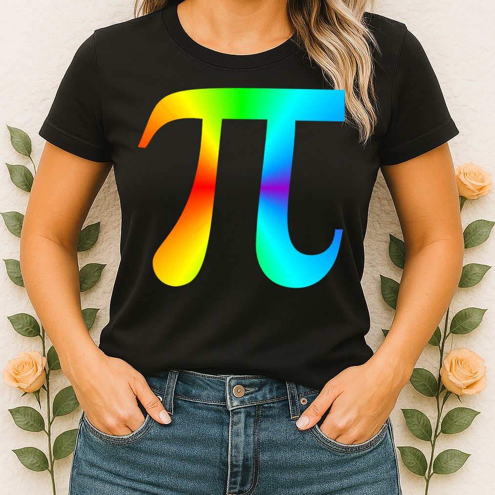 Tie Dye Pi Womens T-Shirt