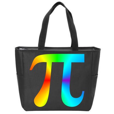 Tie Dye Pi Zip Tote Bag
