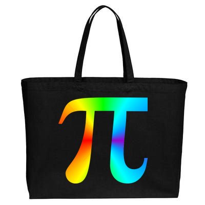 Tie Dye Pi Cotton Canvas Jumbo Tote