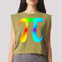 Tie Dye Pi Garment-Dyed Women's Muscle Tee