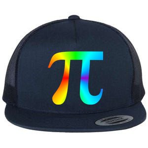 Tie Dye Pi Flat Bill Trucker Hat