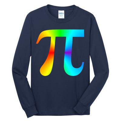 Tie Dye Pi Tall Long Sleeve T-Shirt