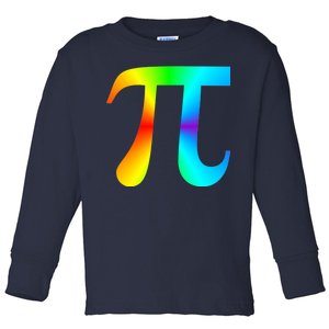 Tie Dye Pi Toddler Long Sleeve Shirt