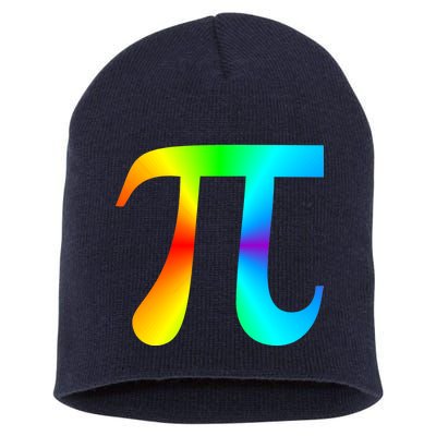 Tie Dye Pi Short Acrylic Beanie