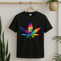 Tie Dye Pot leaf T-Shirt