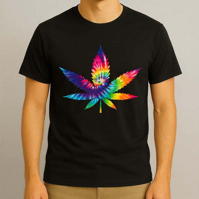 Tie Dye Pot leaf T-Shirt