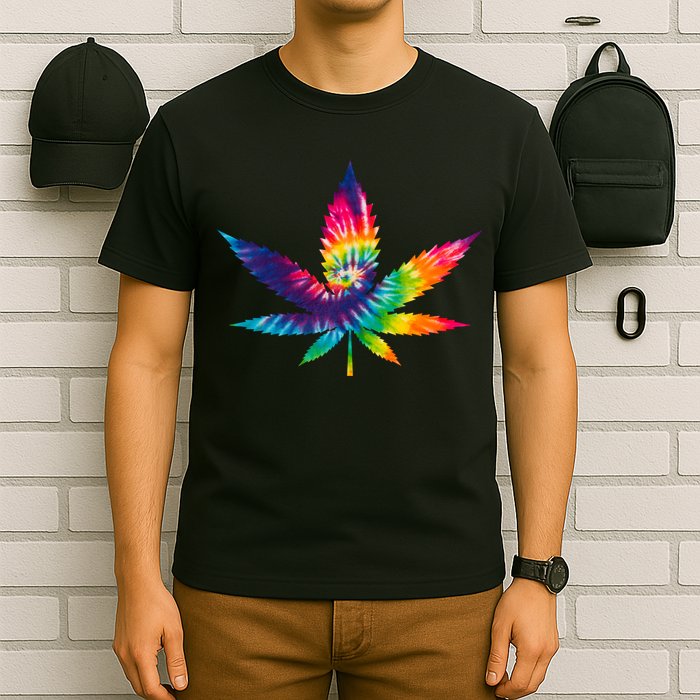Tie Dye Pot leaf T-Shirt