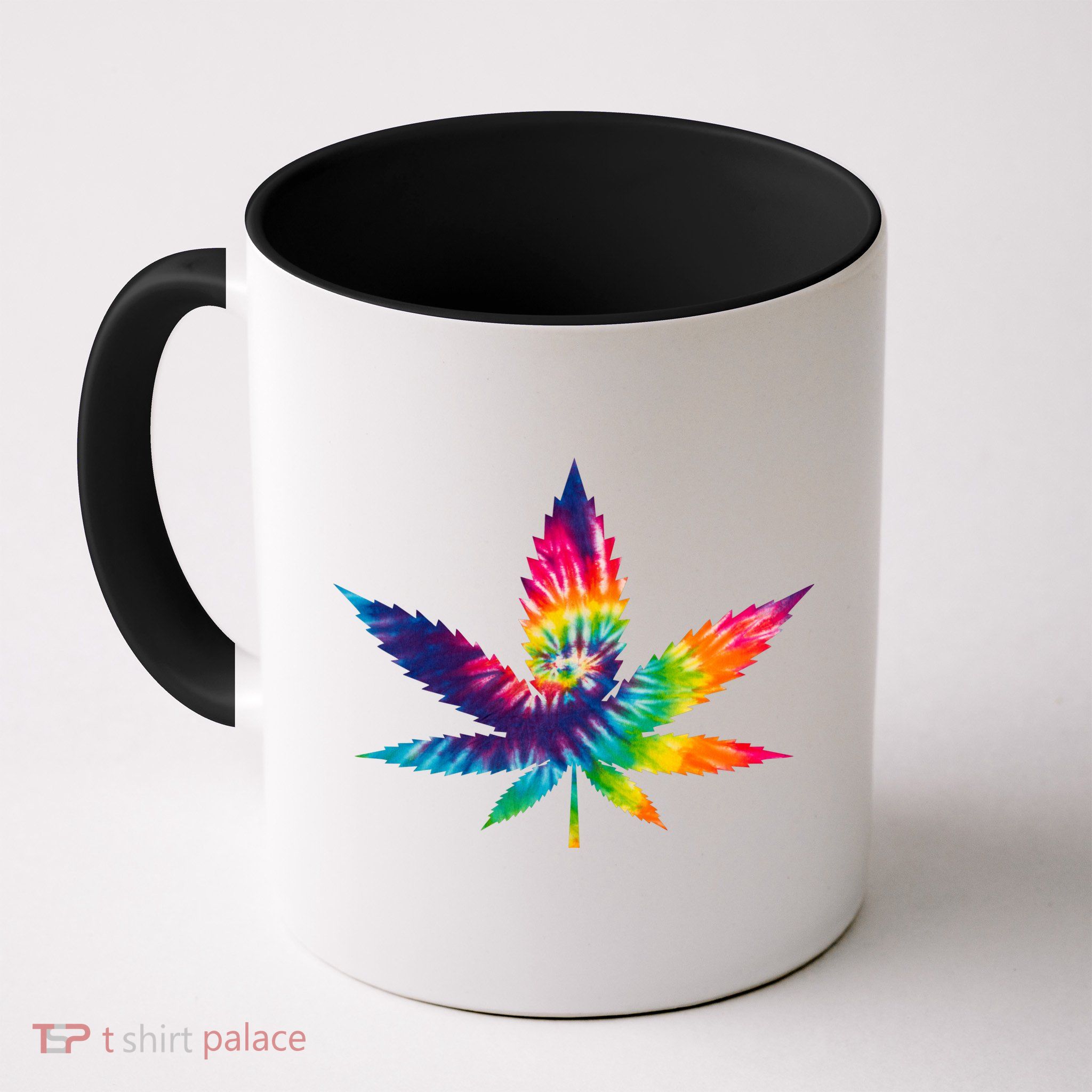Tie Dye Pot leaf Mug