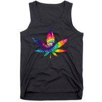 Tie Dye Pot leaf Tank Top