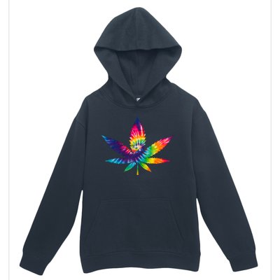 Tie Dye Pot leaf Urban Pullover Hoodie