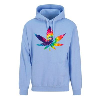 Tie Dye Pot leaf Unisex Surf Hoodie