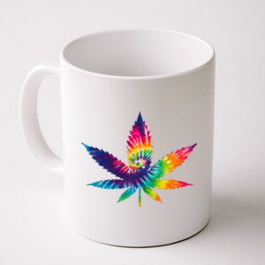 Tie Dye Pot leaf Coffee Mug